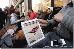 iPad 3 queue
