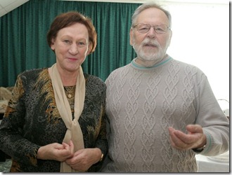 Māra Svīre un viņas vīrs Vladimirs Kaijaks