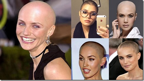 Bald hairstyles & headshave  for women 2018-2019